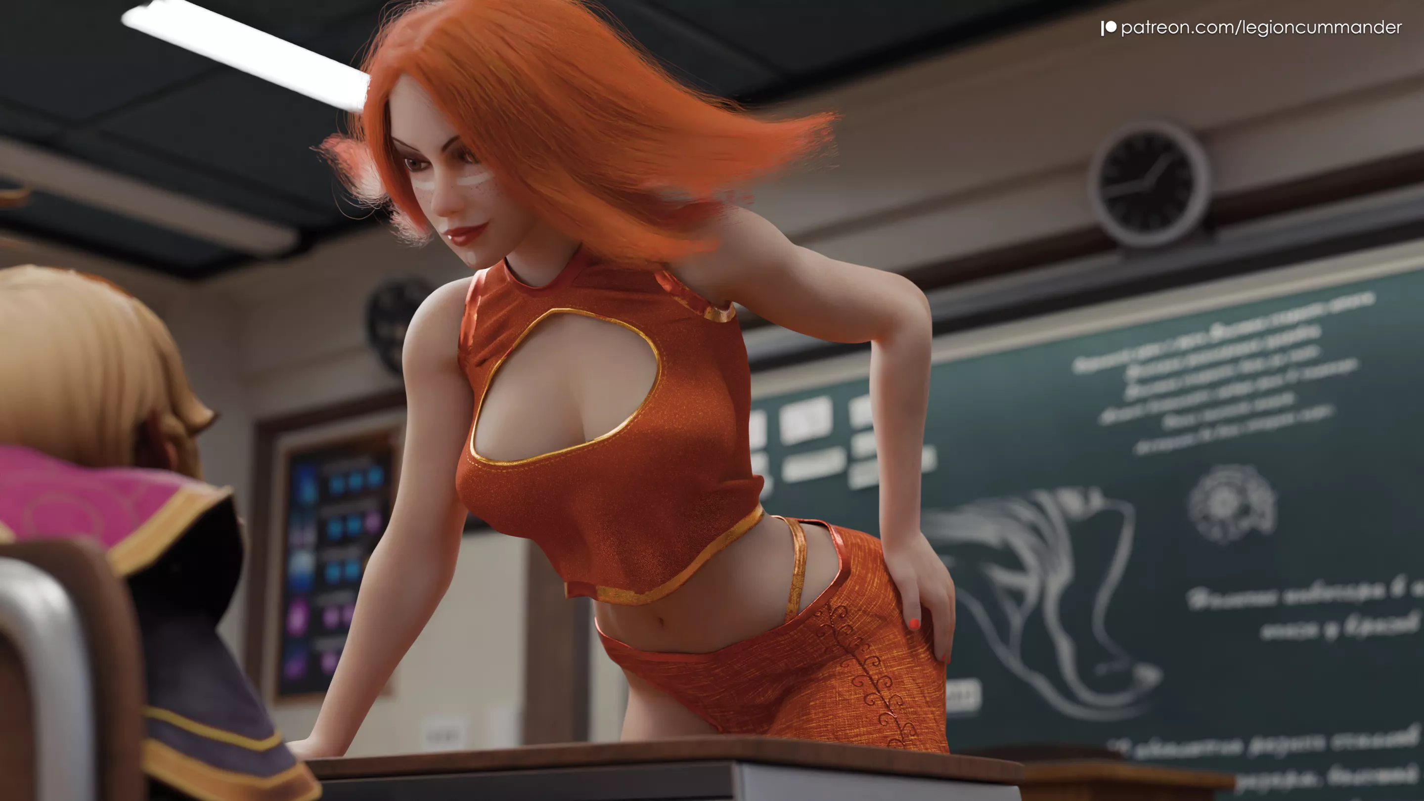 Lina teacher [Dota 2] (legioncummander) posted by legion_cum_mander