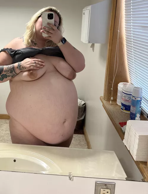 My belly is the perfect resting place for my tits 🤤🤤 by User145679870