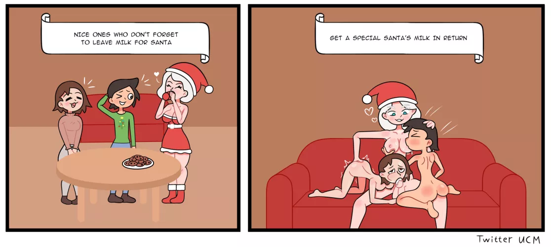 My LATE Christmas comic, still hope you enjoy (art by me) by unluckychaosmilk