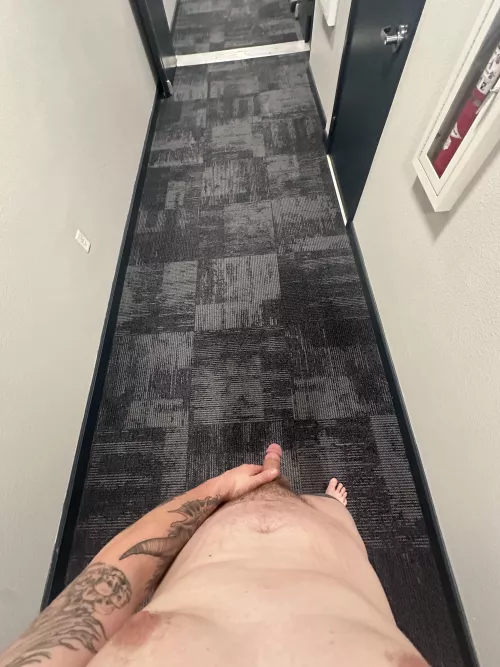 Naked in my hallway, send me dares by l1ttledevil