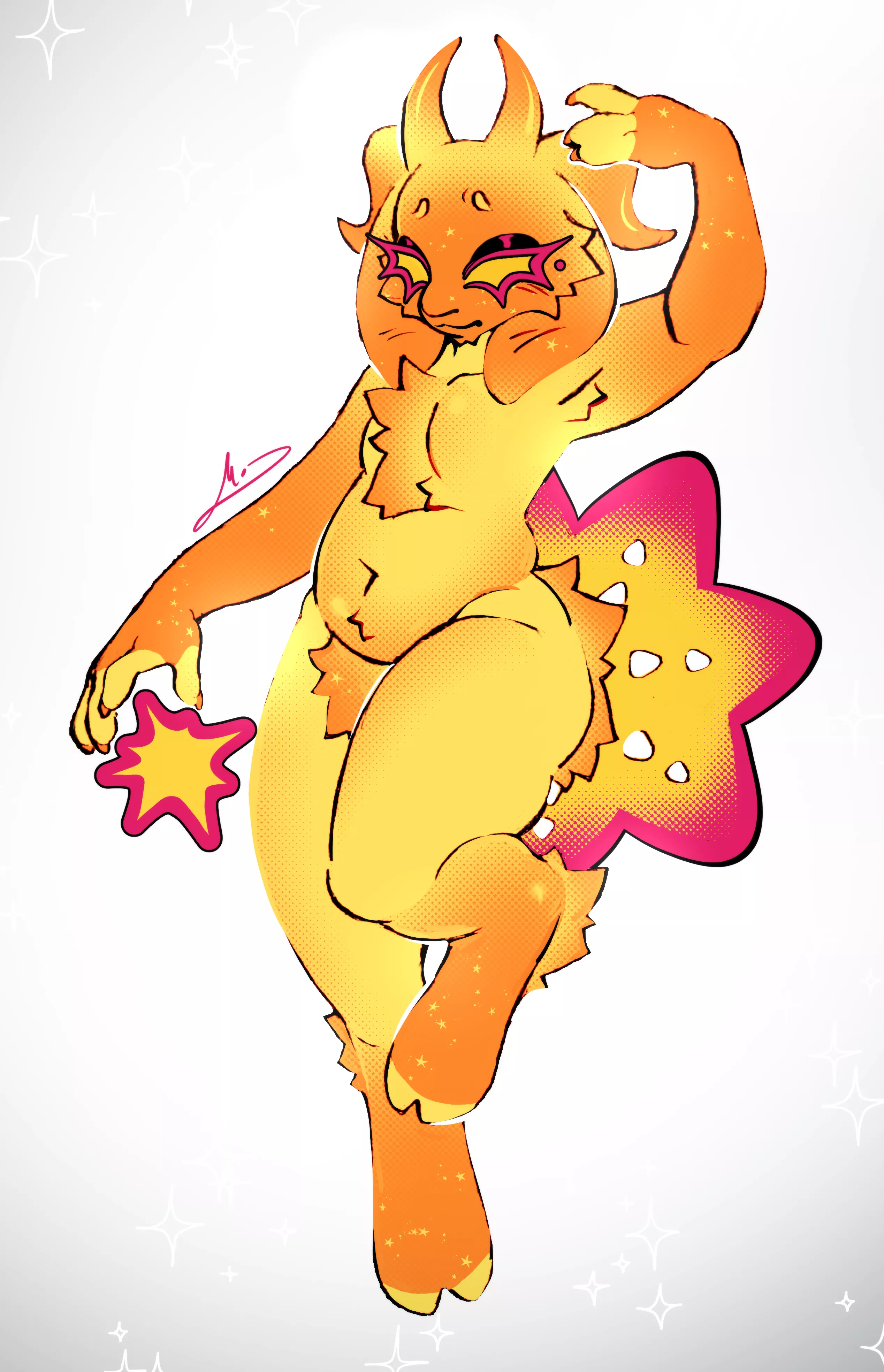 new character of my OG species, thinking of naming them Starburst! posted by ViktorPrevails
