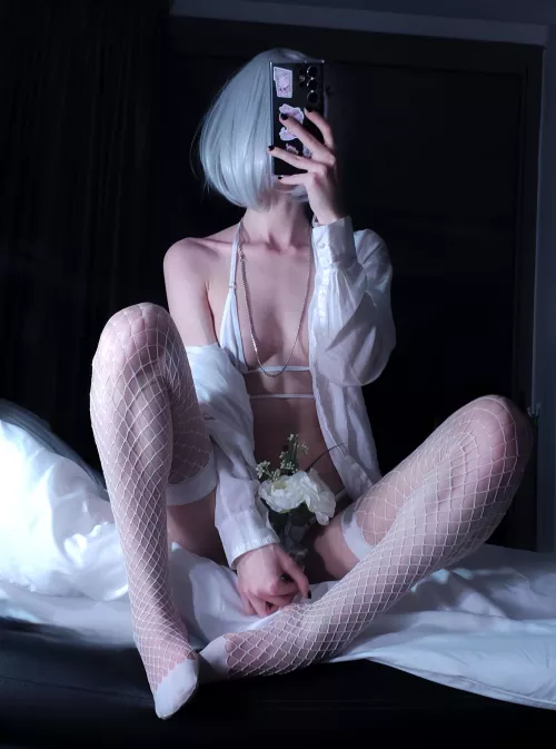 Night and flowers by me by LttlNymph