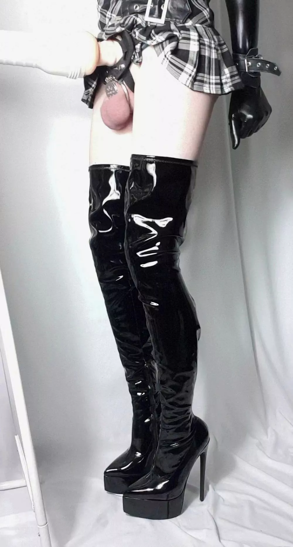 Now I know I can cum from using a strap on with a fleshlight I don't ever need to be unlocked! posted by Rubber_Struggles