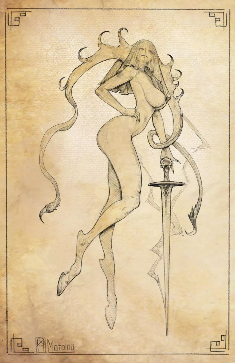 [OC] claws posted by Njarla