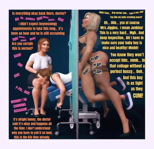 Once young men reach adulthood it is mandatory for them to get their prostates checked by their local boynecologist. Speak to your local boynecologist for an appointment today! by Weekly_Force9713