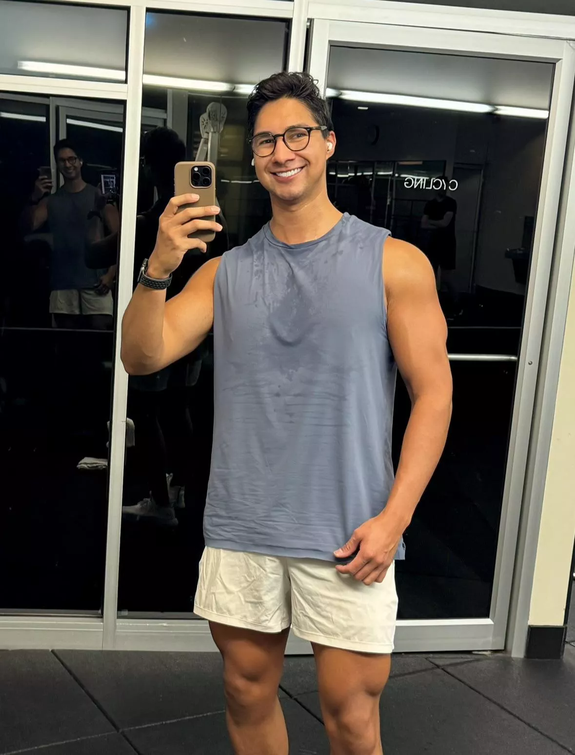 Post workout crazy smile 😬 posted by Gpardo93