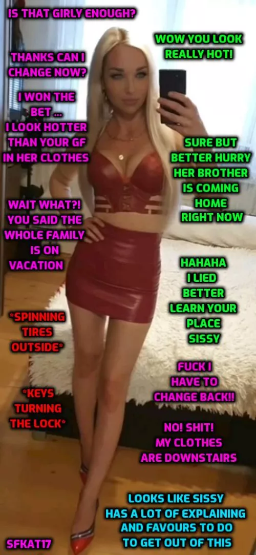 Sissy tricked by SFKat17