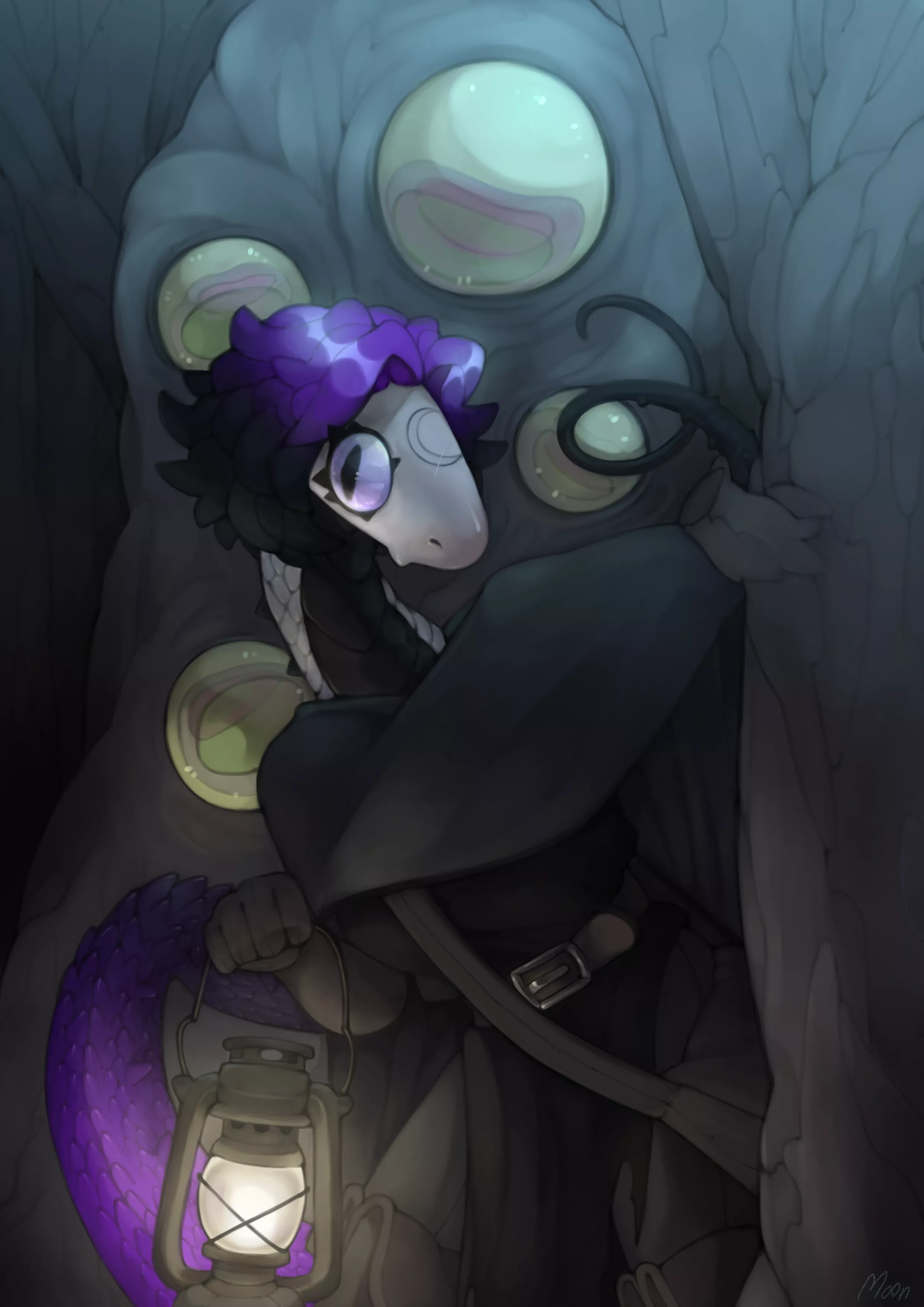 Solo expeditions are scary! posted by MoonieTheCatt