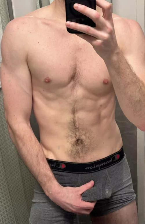 Sweaty after a workout by Icy-Fill1488