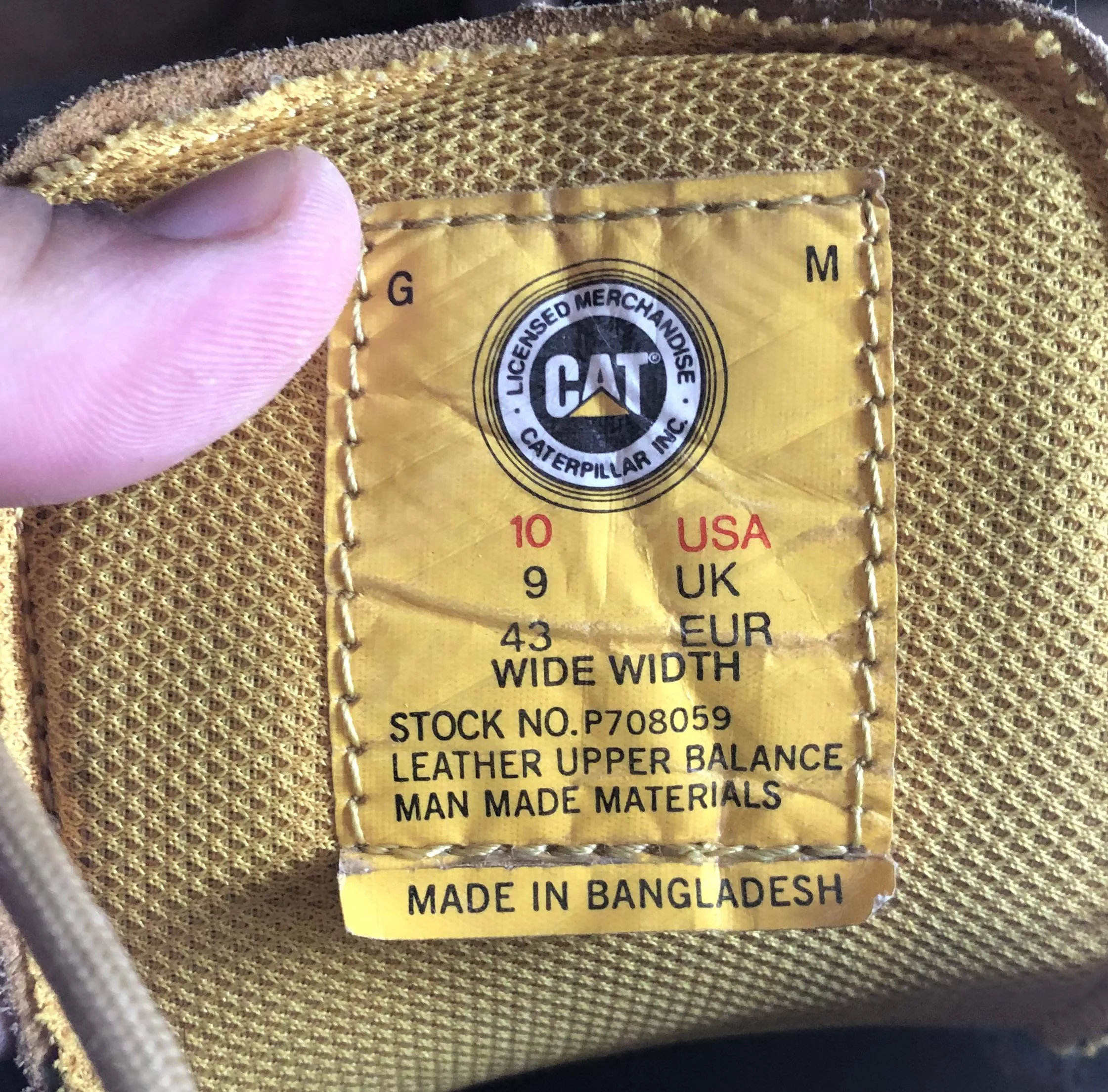 This is the size of boots I wear(caterpillar) what size should I buy if I am getting boots from timberland? posted by Beneficial_Flight_34