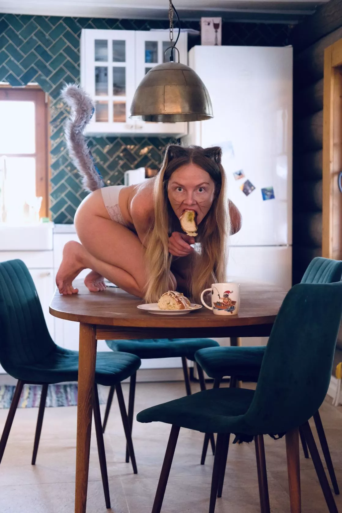 Ugh, that cat always on the table posted by Artanni55