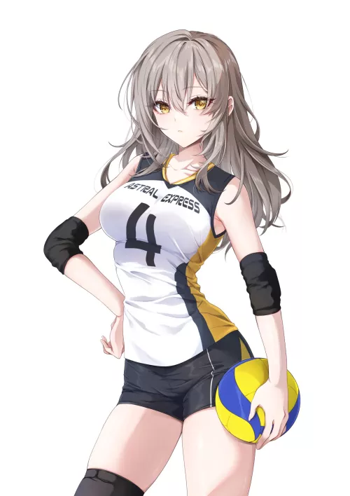 Volleyball player Stelle by xSaviour_N