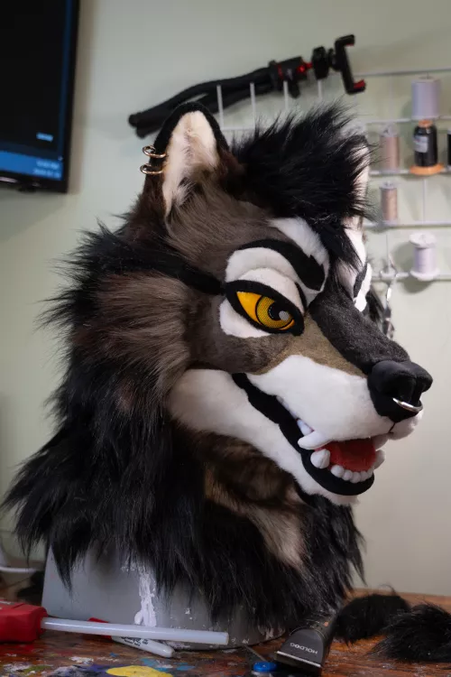 Werewolf Head by MidnightMakers