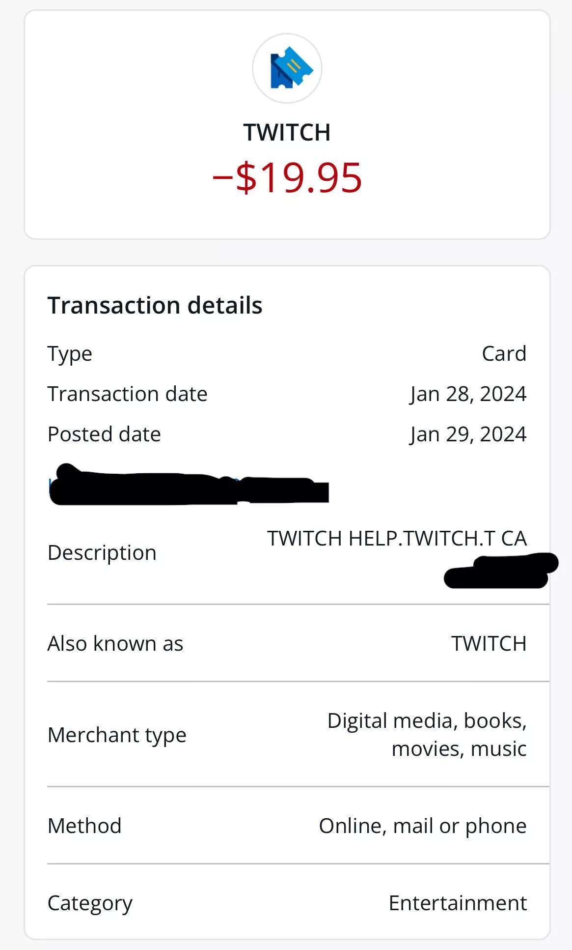 What is this charge? I don’t use twitch posted by kwntyn