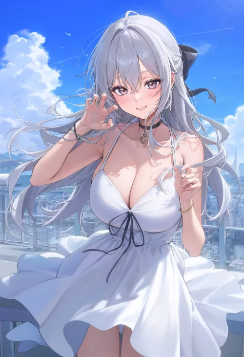 White Sundress by CheetahSperm18