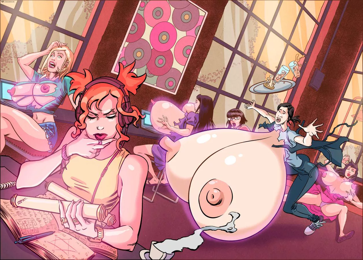 Why Isn't it Working? Well... (BE, multiple girls, huge boobs, clothes ripping, immobile) posted by Cezar_Nix