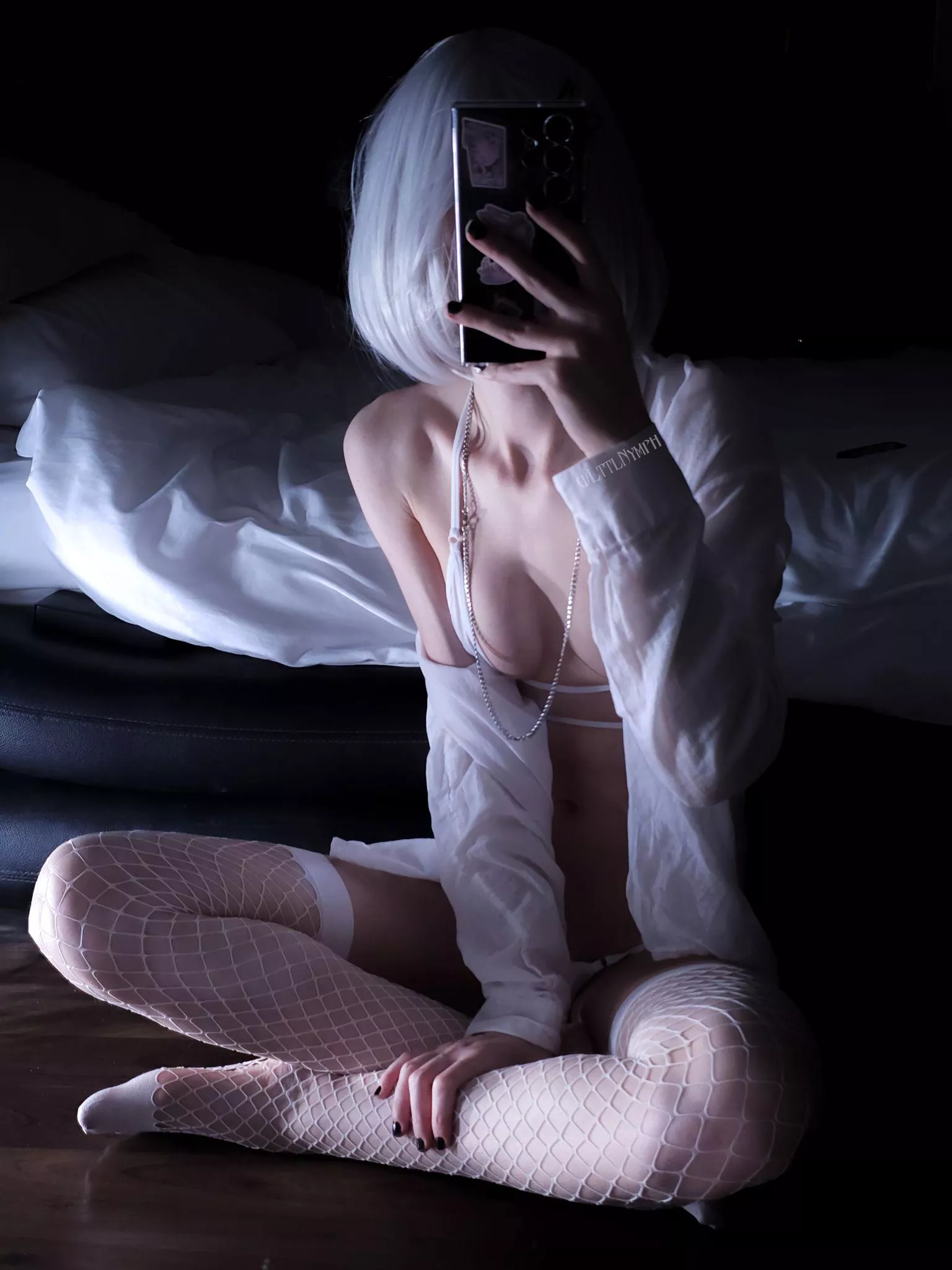 wondering what stockings to wear next time posted by LttlNymph