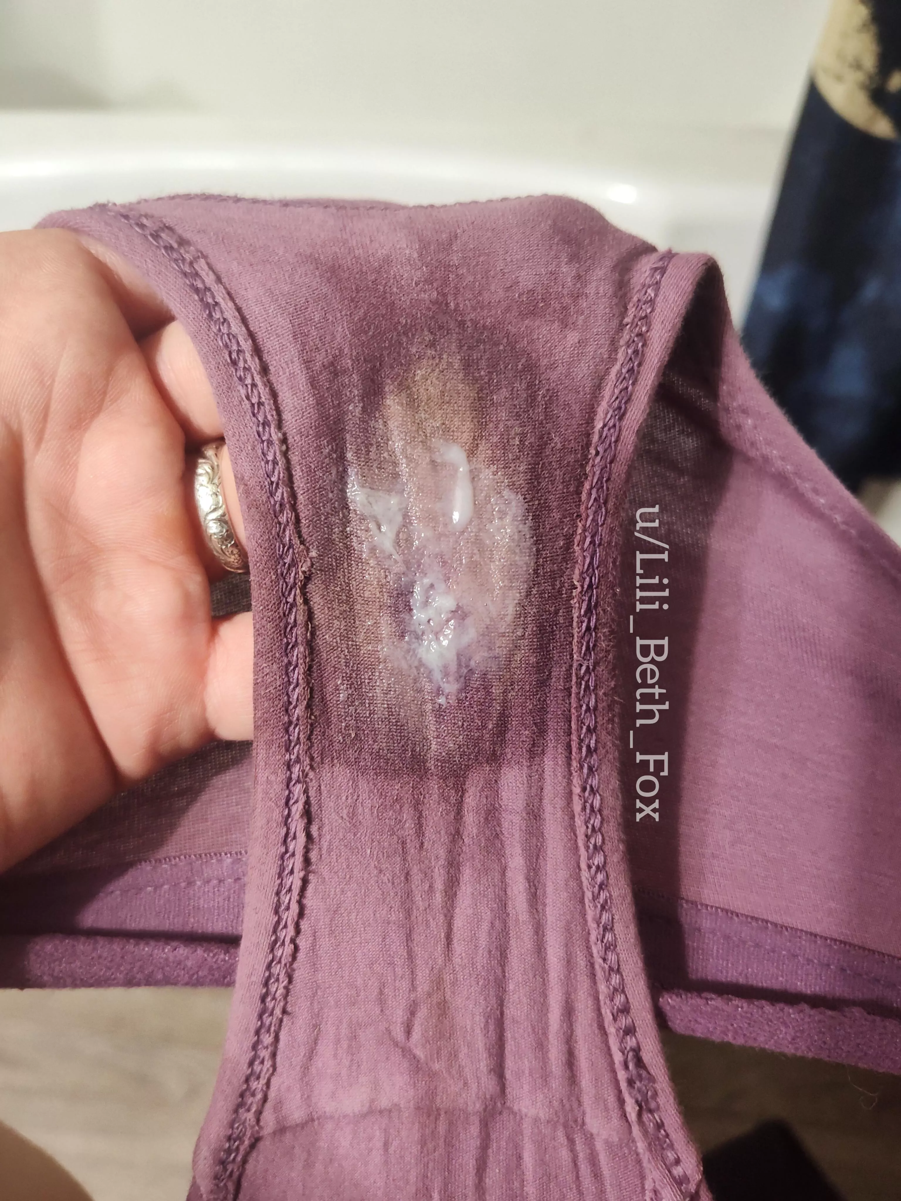 After 4 days, my constant wet spot has started to bleach these posted by Lili_Beth_Fox