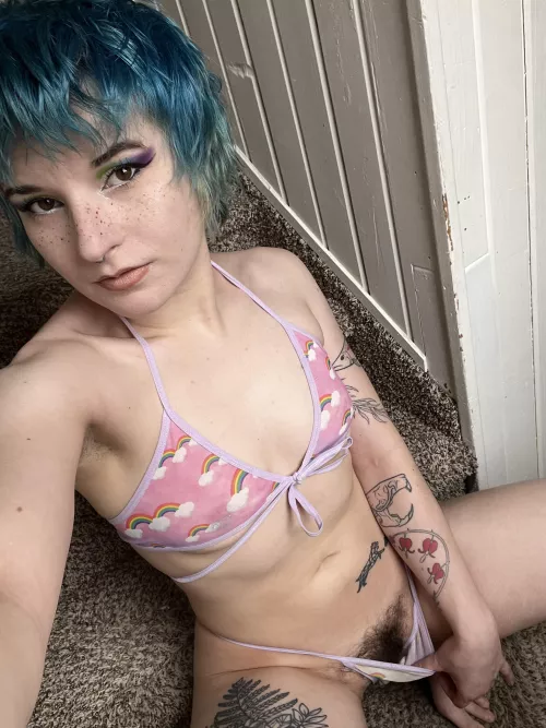 Are alt girls with blue hair your type? 💙✨ by desirebeedesirego