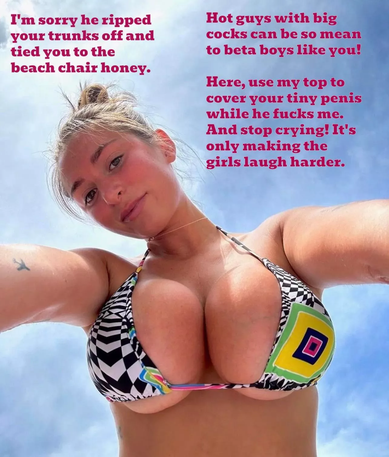 At least you got a full body tan posted by too-many-betas