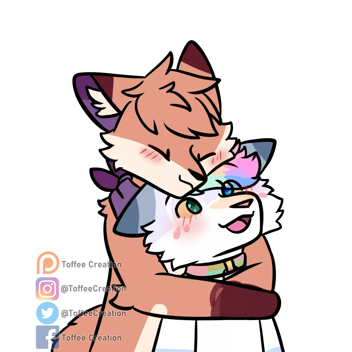 Big Hugs (YCHs Work) posted by ToffeeCreation