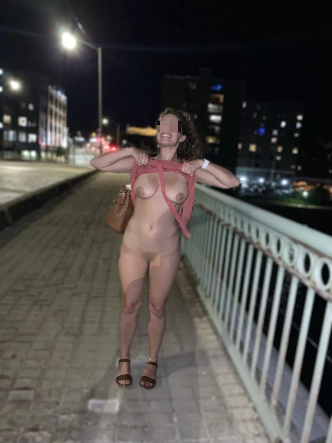 Can you tell how happy being naked and slutty in public makes me!? posted by WifeNxtDoorr