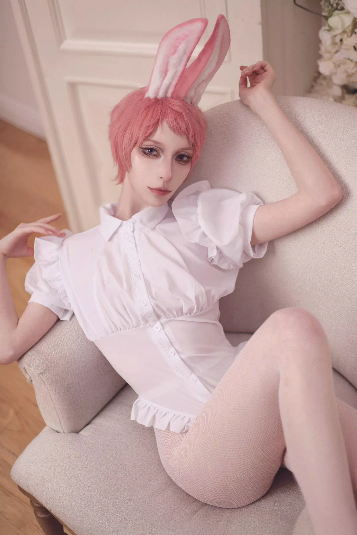 Cute pink bunny~🎀 posted by takumo91