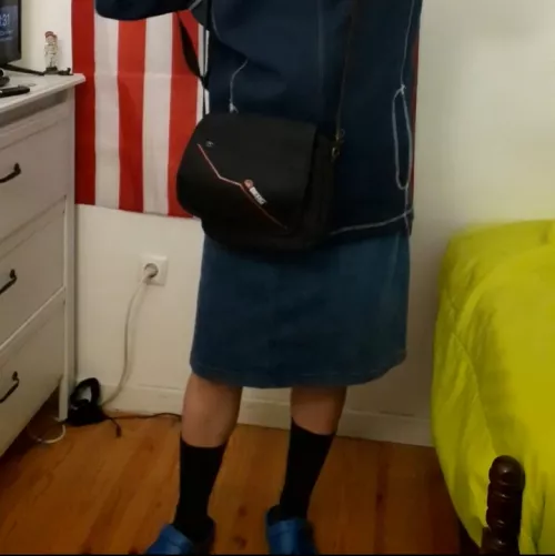 Dom Wife maked me wear a skirt by filipesilva13