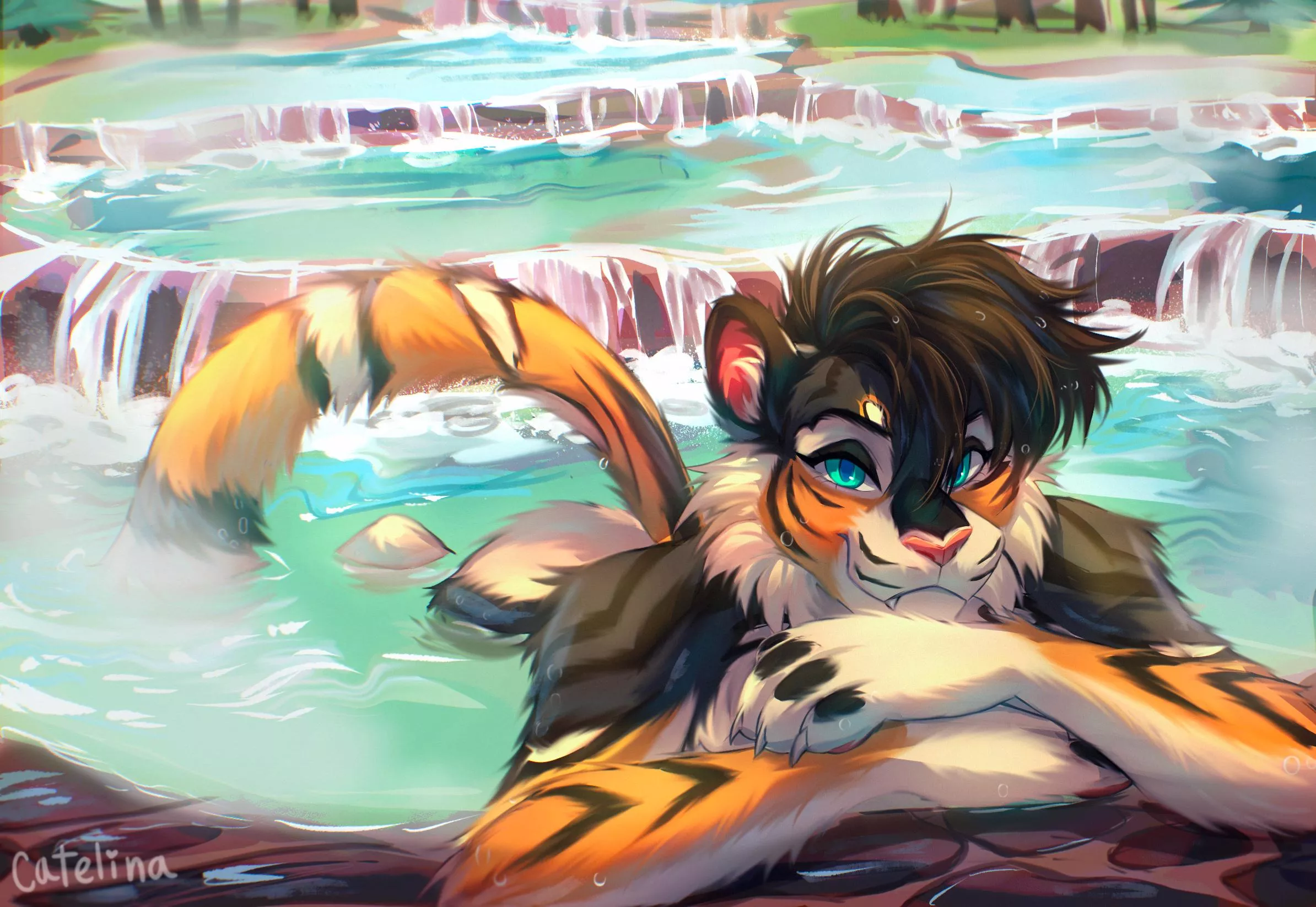 Enjoying the Hot Springs [Catelina] posted by DL2828