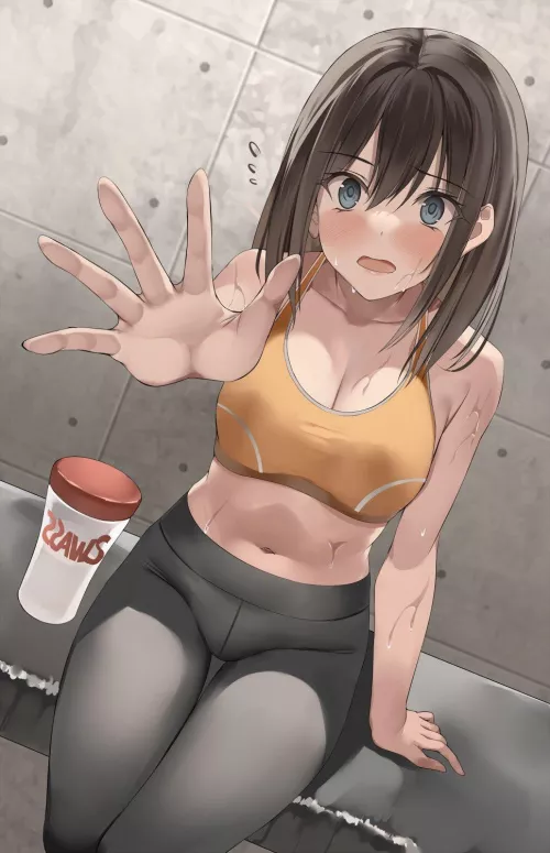 Exhausted & Sweaty [Artist's Original] by CheetahSperm18