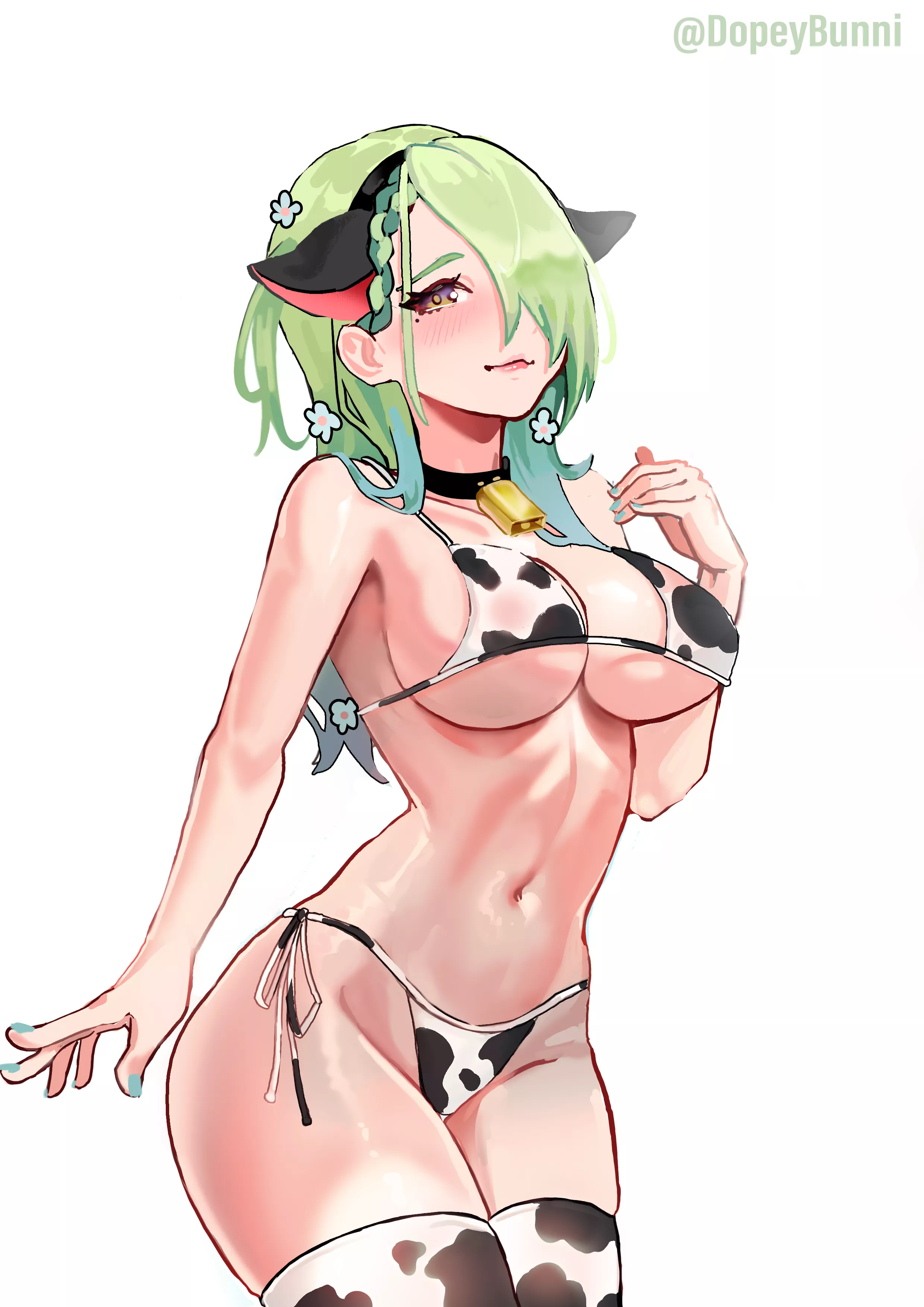 Fauna goes moo [Hololive] By DopeyBunni posted by DopeyBunni_