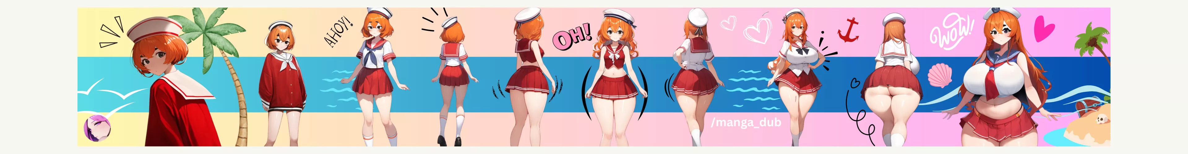 🌊I'll follow the rhythm of the sea /manga_dub by Eastern_Button_5118