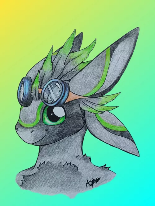 It was a lot of fun to make this Avali OC for Ghost_Avali 💚 by Asjacfurr