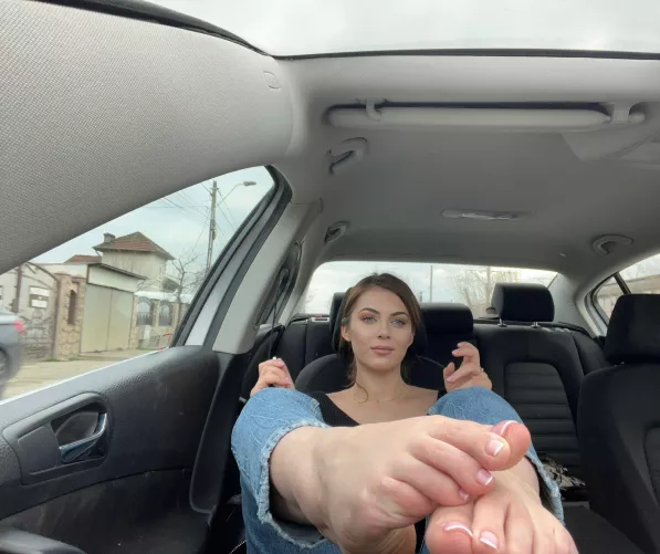 I’ve been fantasizing about my toes in your face. OC by tealadylaine8a