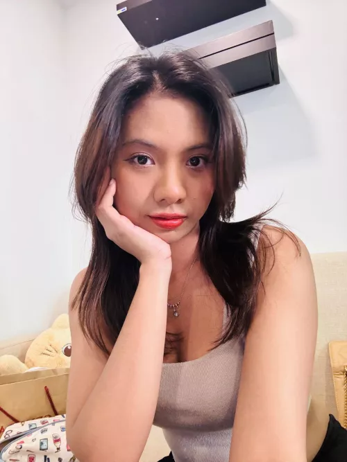 Just a little taste of how I'm feeling today - confident, happy, and ready to make you smile. 😊 by FriendlyPreference23