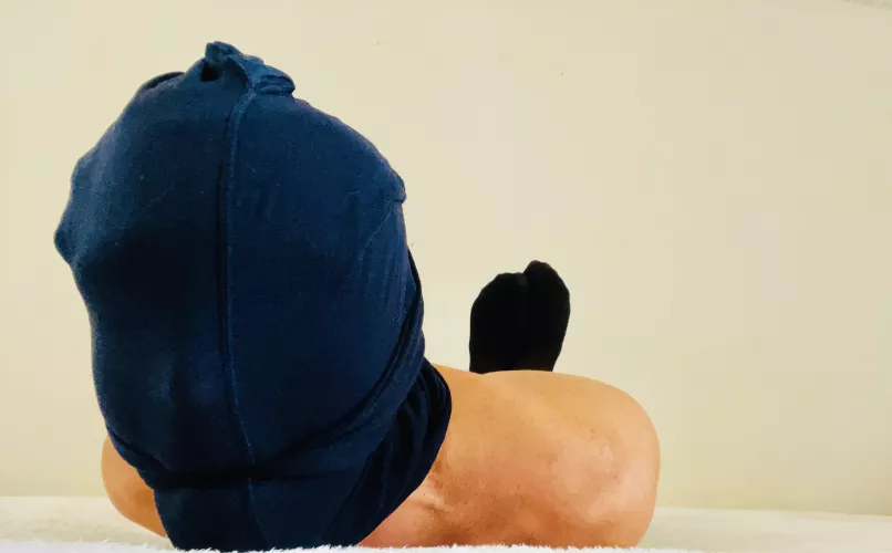 Left alone.. hooded, gaged and tied. What happens next? by staycovered