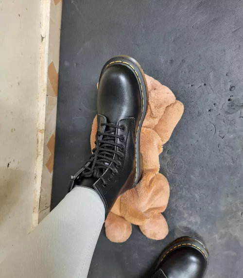 My Boots were made to trample and Stomp you! That's where you belong by MakhtineJ