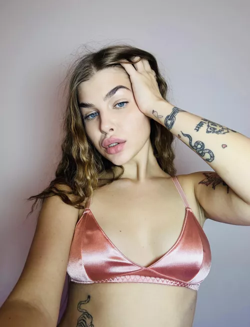 My bra is also pink to match my peaches by Asciticpondweed