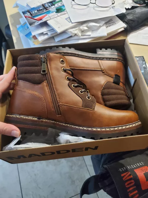 MY BROTHER GOT ME BIRTHDAY BOOTS!!! by Ninja-Egg-Salad