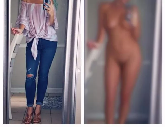 My wife before and after her bull. by thatonedude1986