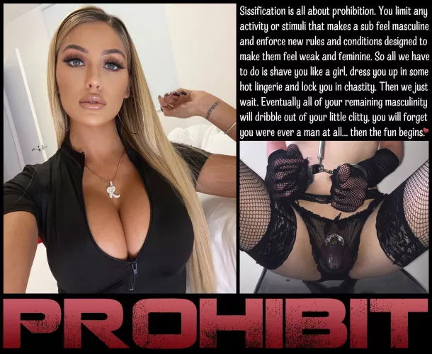 PROHIBIT [chastity] [femdom] [sissy] by Teas_Denial