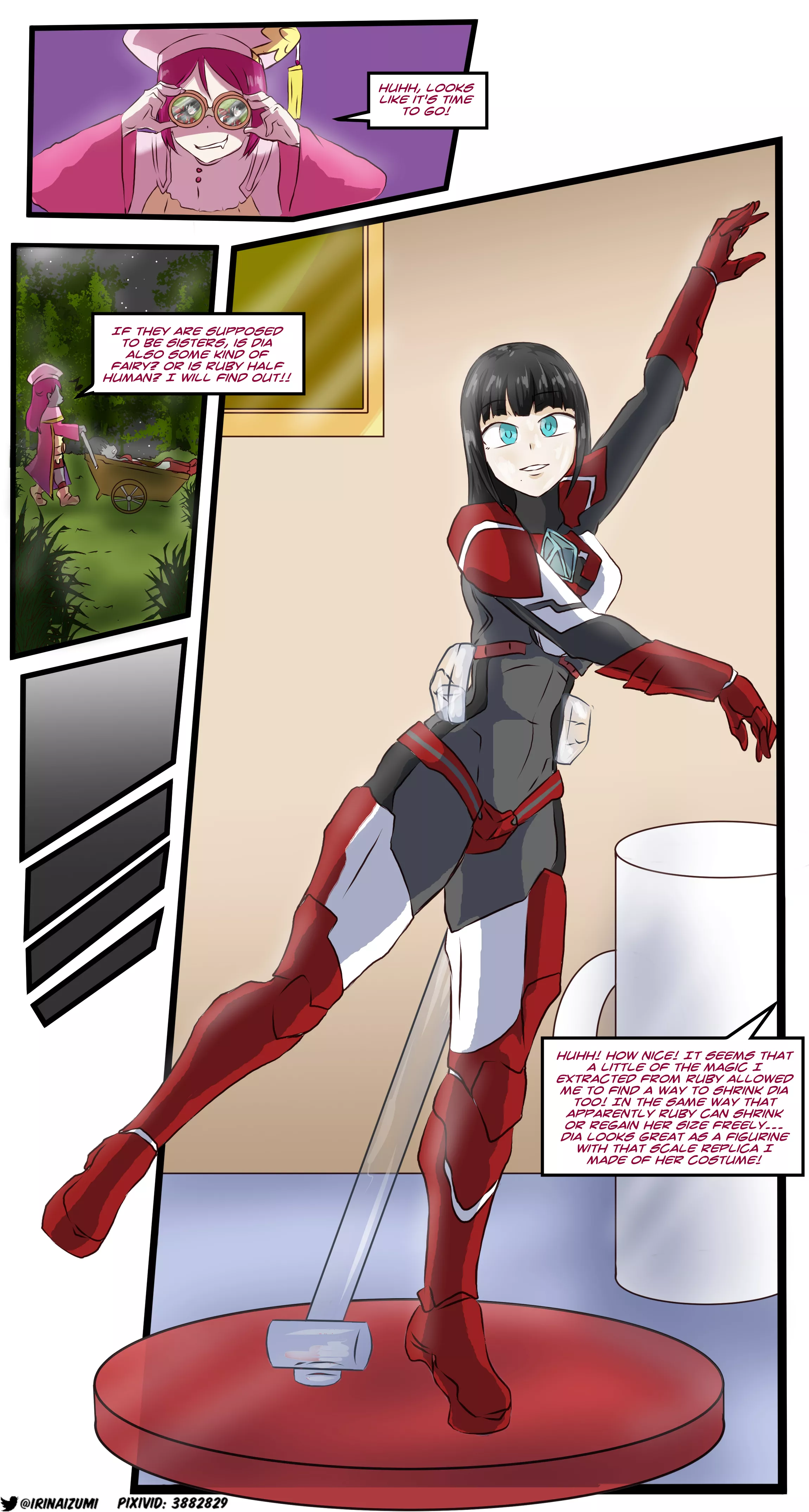 Ruby & Dia turned into figurines (genjitsu no yohane fanfic) posted by LoudContract2700