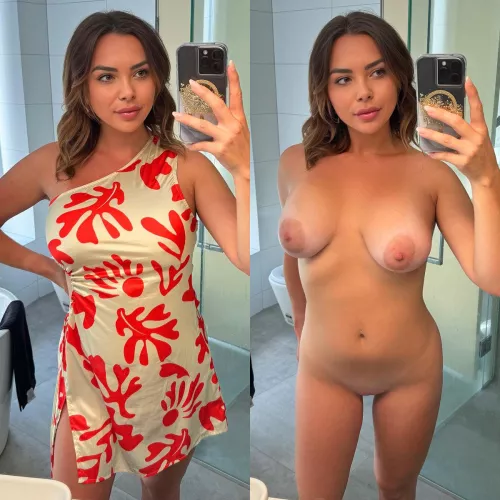 That girl you see walking down the street on a hot summer day VS. her naked by IreneCRosa