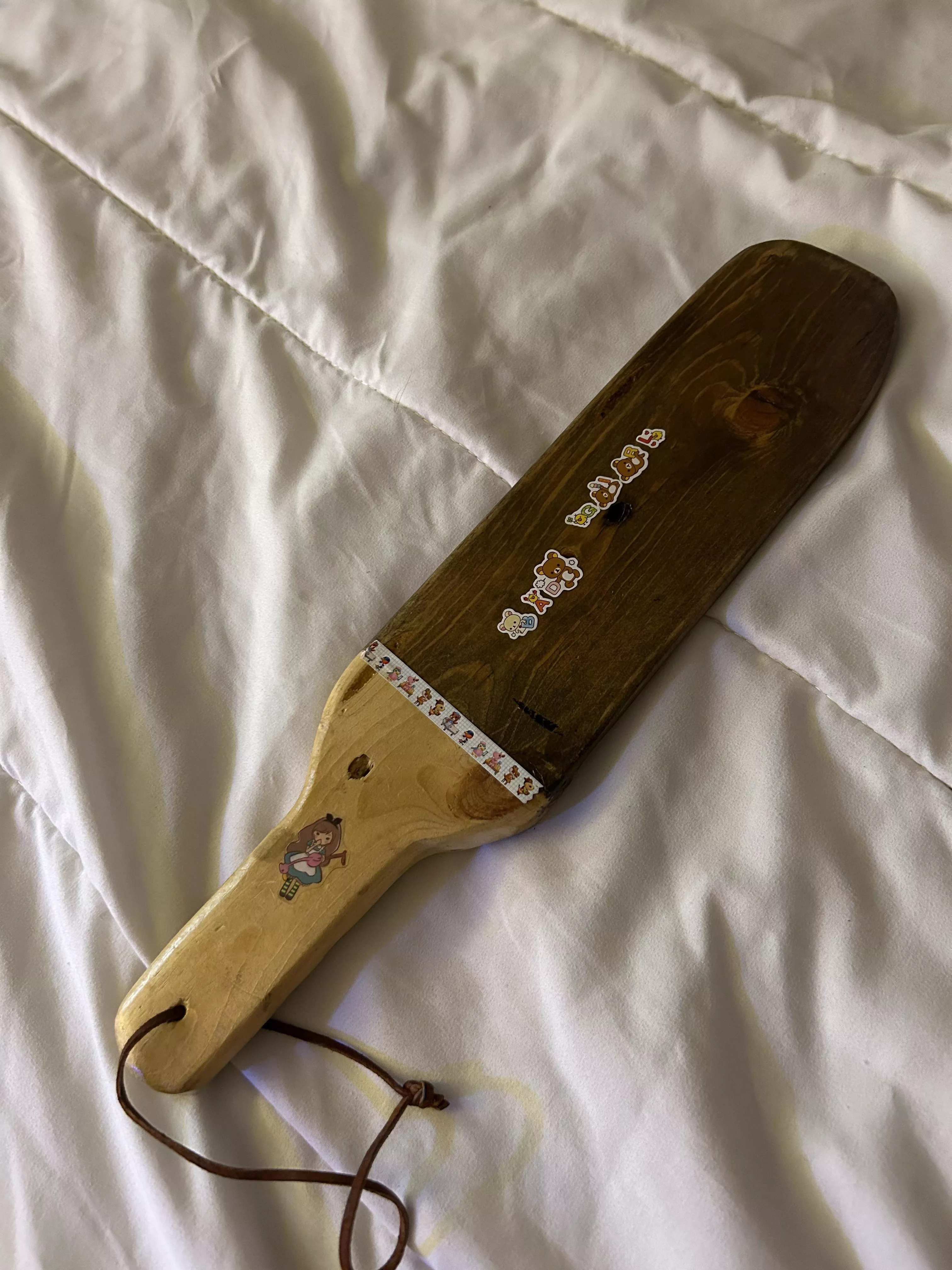 The paddle that was made for me 🥰 posted by Pillow-angel