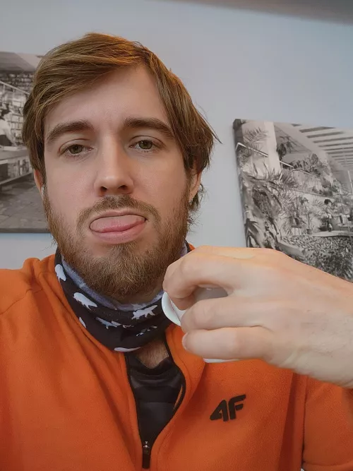 The photo where I'm trying to be cute by LongJohnDeacon