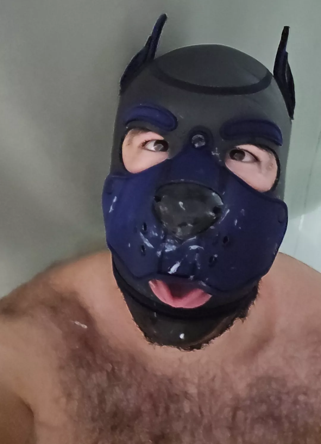 Trucker spunk on my muzzle 😈🐶💦 posted by Pup_Ammo