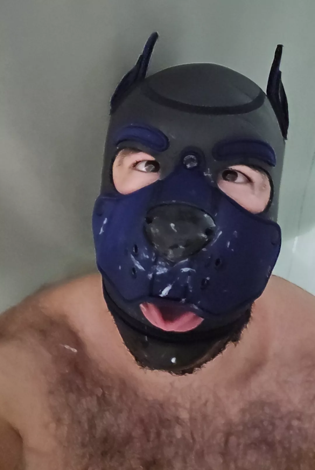 Trucker spunk on my muzzle 😈🐶💦 posted by Pup_Ammo