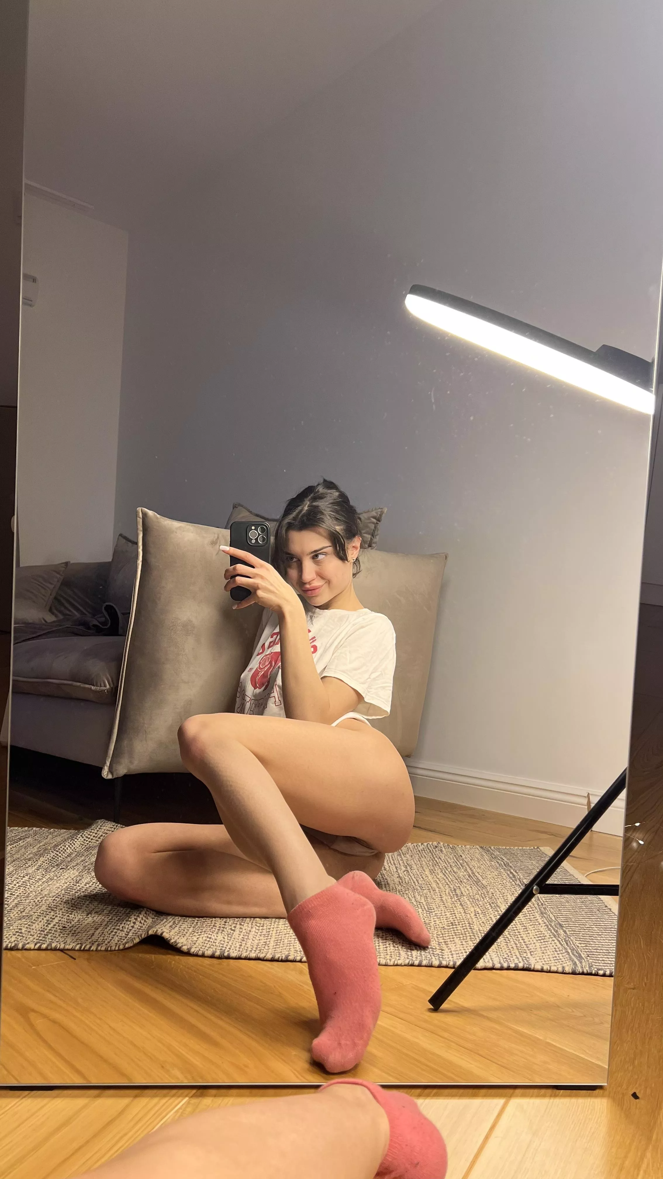 white socks are good, but pink ones are not bad [f] posted by Agile_External4387