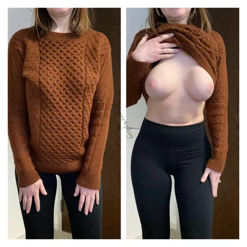 Work was boring so I had fun taking my bra off by _Ginger4Play_