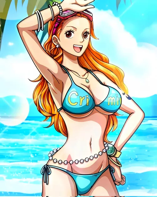 Your beach date 💖 with Nami 💘😍 by une_piece